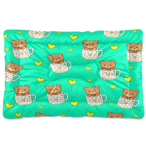 Waassud Bears Dickes Hundebett-Matte, rutschfest, kaufest, Haustierbett für Hunde und Katzen, weich, waschbar, Hundehütte, Kistenunterlage für Boden, Sofa, Auto, 91,4 x 61 cm Waassud Bears Dickes Hundebett-Matte, rutschfest, kaufest, Haustierbett für Hunde und Katzen, weich, waschbar, Hundehütte, Kistenunterlage für Boden, Sofa, Auto, 91,4 x 61 cm von Waassud