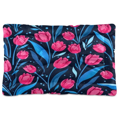 Waassud Dicke Hundebett-Matte, rutschfest, kaufest, Haustierbett für Hunde, Katzen, weich, waschbar, für Boden, Sofa, Auto, 45,7 x 61 cm, Rot Waassud Dicke Hundebett-Matte, rutschfest, kaufest, Haustierbett für Hunde, Katzen, weich, waschbar, für Boden, Sofa, Auto, 45,7 x 61 cm, Rot von Waassud