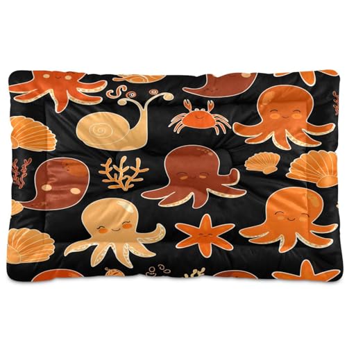 Waassud Dicke Hundebett-Matte mit Cartoon-Oktopuss-Motiv, rutschfest, kaufest, Haustierbett für Hunde, Katzen, weich, waschbar, Hundehüttenkissen für Boden, Sofa, Auto, 91,4 x 61 cm Waassud Dicke Hundebett-Matte mit Cartoon-Oktopuss-Motiv, rutschfest, kaufest, Haustierbett für Hunde, Katzen, weich, waschbar, Hundehüttenkissen für Boden, Sofa, Auto, 91,4 x 61 cm von Waassud