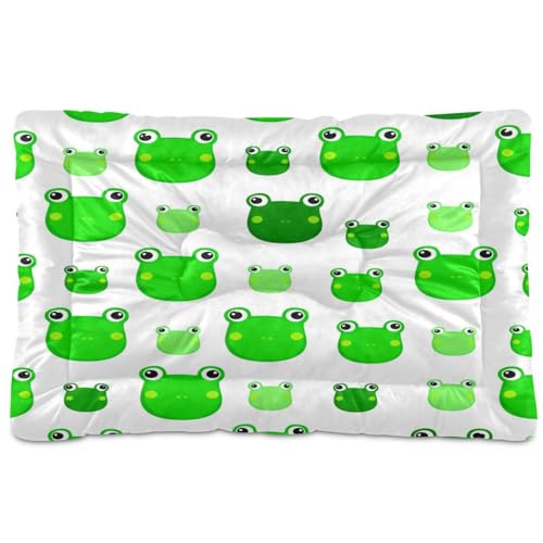 Waassud Dickes Hundebett, Cartoon-Frosch, rutschfest, kaufest, Haustierbett für Hunde und Katzen, weich, waschbar, Hundehütte, Kistenunterlage für Boden, Sofa, Auto, 91,4 x 61 cm Waassud Dickes Hundebett, Cartoon-Frosch, rutschfest, kaufest, Haustierbett für Hunde und Katzen, weich, waschbar, Hundehütte, Kistenunterlage für Boden, Sofa, Auto, 91,4 x 61 cm von Waassud