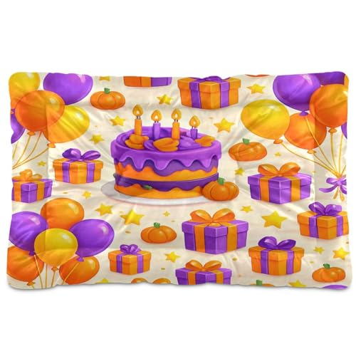 Waassud Dickes Hundebett, Halloween-Kuchenmatte, rutschfest, kaufest, Haustierbett für Hunde, Katzen, weich, waschbar, Hundehütte, Kistenunterlage für Boden, Sofa, Auto, 91,4 x 61 cm Waassud Dickes Hundebett, Halloween-Kuchenmatte, rutschfest, kaufest, Haustierbett für Hunde, Katzen, weich, waschbar, Hundehütte, Kistenunterlage für Boden, Sofa, Auto, 91,4 x 61 cm von Waassud