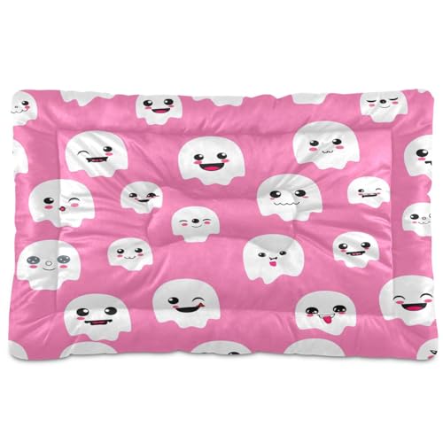 Waassud Dickes Hundebett mit Halloween-Muster, rutschfest, kaufest, Haustierbett für Hunde und Katzen, weich, waschbar, Hundehüttenkissen für Boden, Sofa, Auto, 45,7 x 61 cm Waassud Dickes Hundebett mit Halloween-Muster, rutschfest, kaufest, Haustierbett für Hunde und Katzen, weich, waschbar, Hundehüttenkissen für Boden, Sofa, Auto, 45,7 x 61 cm von Waassud