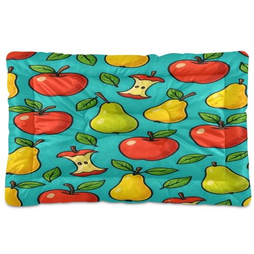 Waassud Dickes Hundebett mit bunten Cartoon-Birnen, rutschfest, kaufest, Haustierbett für Hunde und Katzen, weich, waschbar, für Boden, Sofa, Auto, 45,7 x 61 cm Waassud Dickes Hundebett mit bunten Cartoon-Birnen, rutschfest, kaufest, Haustierbett für Hunde und Katzen, weich, waschbar, für Boden, Sofa, Auto, 45,7 x 61 cm von Waassud