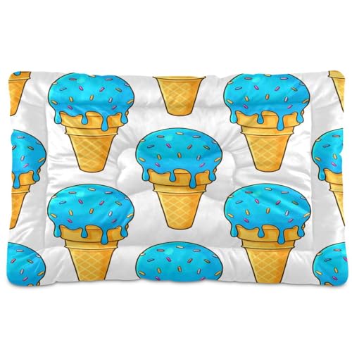 Waassud Doodle Blue Ice Cream Thick Dog Bed Mat Non-Slip Chew-Resistant Pet Bed for Dogs Cats Soft Washable Kennel Crate Pad for Floor Sofa Car 91.4 cm x 61.0 cm Waassud Doodle Blue Ice Cream Thick Dog Bed Mat Non-Slip Chew-Resistant Pet Bed for Dogs Cats Soft Washable Kennel Crate Pad for Floor Sofa Car 91.4 cm x 61.0 cm von Waassud