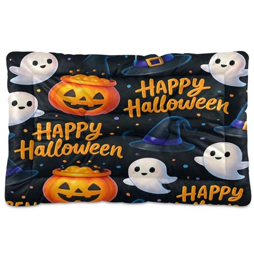 Waassud Halloween Cute Pumpkin Thick Dog Bed Mat Non-Slip Chew-Resistant Pet Bed for Dogs Cats Soft Washable Kennel Crate Pad for Floor Sofa Car 91.4 cm x 61.0 cm Waassud Halloween Cute Pumpkin Thick Dog Bed Mat Non-Slip Chew-Resistant Pet Bed for Dogs Cats Soft Washable Kennel Crate Pad for Floor Sofa Car 91.4 cm x 61.0 cm von Waassud