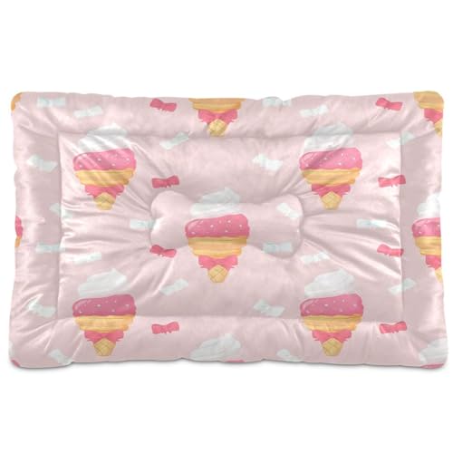 Waassud Kawaii Eistüten dickes Hundebett, Matte, rutschfest, kaufest, Haustierbett für Hunde und Katzen, weich, waschbar, Hundehüttenkissen für Boden, Sofa, Auto, 45,7 x 61 cm Waassud Kawaii Eistüten dickes Hundebett, Matte, rutschfest, kaufest, Haustierbett für Hunde und Katzen, weich, waschbar, Hundehüttenkissen für Boden, Sofa, Auto, 45,7 x 61 cm von Waassud