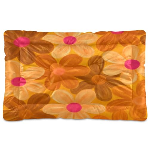 Waassud Kawaii Hundebett-Matte mit Blumenmuster, rutschfest, kaufest, Haustierbett für Hunde, Katzen, weich, waschbar, Hundehüttenkissen für Boden, Sofa, Auto, 45,7 x 61 cm Waassud Kawaii Hundebett-Matte mit Blumenmuster, rutschfest, kaufest, Haustierbett für Hunde, Katzen, weich, waschbar, Hundehüttenkissen für Boden, Sofa, Auto, 45,7 x 61 cm von Waassud