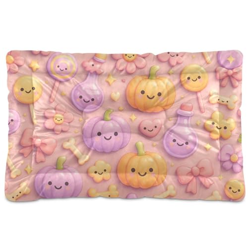 Waassud Kawaii Kürbisse, dick, rutschfest, kaufest, Haustierbett für Hunde, Katzen, weich, waschbar, Hundehütte, Kistenpolster für Boden, Sofa, Auto, 91,4 x 61 cm Waassud Kawaii Kürbisse, dick, rutschfest, kaufest, Haustierbett für Hunde, Katzen, weich, waschbar, Hundehütte, Kistenpolster für Boden, Sofa, Auto, 91,4 x 61 cm von Waassud