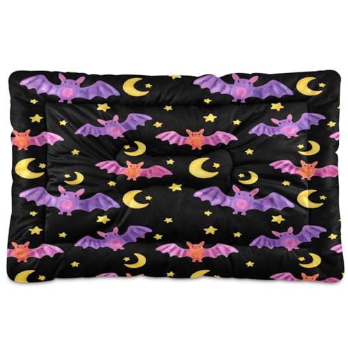 Waassud Night Cute Bats Thick Dog Bed Mat Non-Slip Chew-Resistant Pet Bed for Dogs Cats Soft Washable Kennel Crate Pad for Floor Sofa Car 91.4 cm x 61.0 cm Waassud Night Cute Bats Thick Dog Bed Mat Non-Slip Chew-Resistant Pet Bed for Dogs Cats Soft Washable Kennel Crate Pad for Floor Sofa Car 91.4 cm x 61.0 cm von Waassud