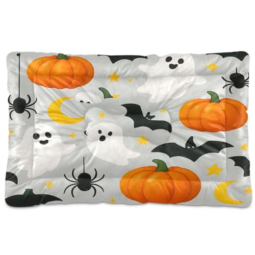 Waassud Orange Pumpkins Gruselige dicke Hundebett-Matte, rutschfest, kaufest, Haustierbett für Hunde, Katzen, weich, waschbar, Hundehüttenkissen für Boden, Sofa, Auto, 45,7 x 61 cm Waassud Orange Pumpkins Gruselige dicke Hundebett-Matte, rutschfest, kaufest, Haustierbett für Hunde, Katzen, weich, waschbar, Hundehüttenkissen für Boden, Sofa, Auto, 45,7 x 61 cm von Waassud