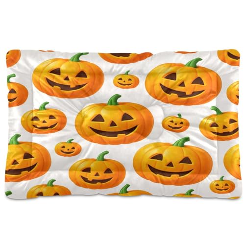 Waassud Pumpkins Halloween-Hundebett, dick, rutschfest, kaufest, Haustierbett für Hunde und Katzen, weich, waschbar, Hundehütte, Kistenunterlage für Boden, Sofa, Auto, 91,4 x 61 cm Waassud Pumpkins Halloween-Hundebett, dick, rutschfest, kaufest, Haustierbett für Hunde und Katzen, weich, waschbar, Hundehütte, Kistenunterlage für Boden, Sofa, Auto, 91,4 x 61 cm von Waassud