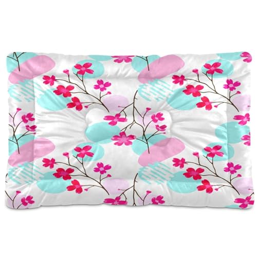 Waassud Simple Flower Thick Dog Bed Mat Non-Slip Chew-Resistant Pet Bed for Dogs Cats Soft Washable Kennel Crate Pad for Floor Sofa Car 45.7 cm x 61.0 cm Waassud Simple Flower Thick Dog Bed Mat Non-Slip Chew-Resistant Pet Bed for Dogs Cats Soft Washable Kennel Crate Pad for Floor Sofa Car 45.7 cm x 61.0 cm von Waassud