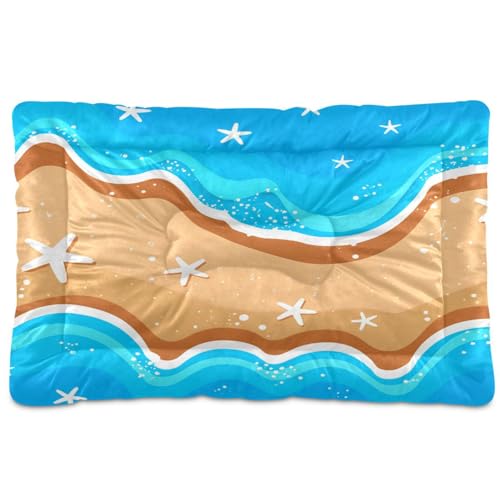 Waassud Strand-Hundebett-Matte, rutschfest, kaufest, Haustierbett für Hunde, Katzen, weich, waschbar, Hundehüttenkissen für Boden, Sofa, Auto, 45,7 x 61 cm Waassud Strand-Hundebett-Matte, rutschfest, kaufest, Haustierbett für Hunde, Katzen, weich, waschbar, Hundehüttenkissen für Boden, Sofa, Auto, 45,7 x 61 cm von Waassud