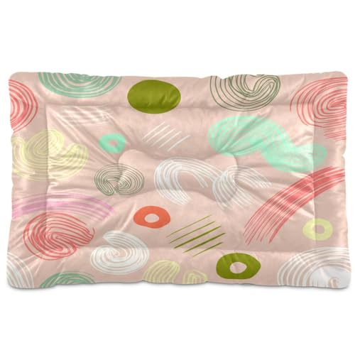 Waassud Verspielte Formen, dicke Hundebett-Matte, rutschfest, kaufest, Haustierbett für Hunde und Katzen, weich, waschbar, Hundehüttenkissen für Boden, Sofa, Auto, 45,7 x 61 cm Waassud Verspielte Formen, dicke Hundebett-Matte, rutschfest, kaufest, Haustierbett für Hunde und Katzen, weich, waschbar, Hundehüttenkissen für Boden, Sofa, Auto, 45,7 x 61 cm von Waassud