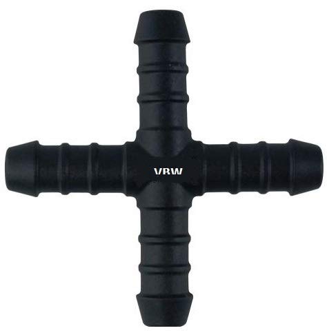 Schlauchverbinder 9mm X-Verbinder von WachtelGlück