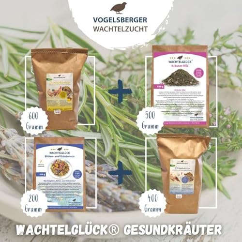 WachtelGlück® Set Gesundkräuter von WachtelGlück