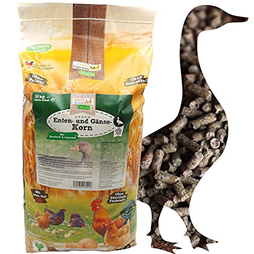 DuckGold Enten- & Gänsekorn 10kg - Entenfutter Gänsefutter Wassergeflügelkorn Pellets DuckGold Enten- & Gänsekorn 10kg - Entenfutter Gänsefutter Wassergeflügelkorn Pellets von WachtelGold