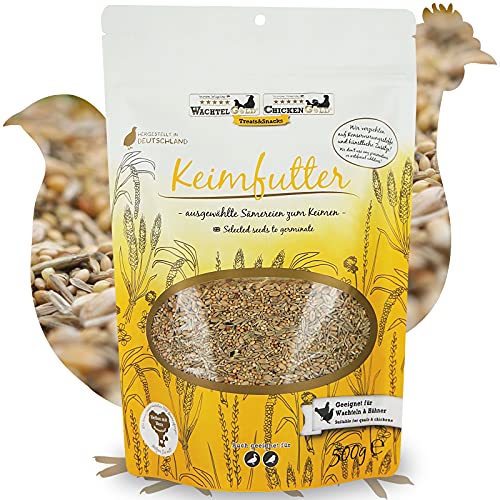 WachtelGold Keimfutter Energy 650g - Saaten zum Keimen, Vitamine, Aminosäuren und essenzielle Fettsäuren von WachtelGold