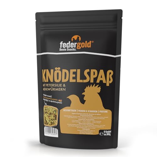 WachtelGold Knödelspaß - 9 Pick-Knödel für Vögel - mit Leinsamen, Mehlwürmern, Petersilie & Schwarzkümmel von WachtelGold