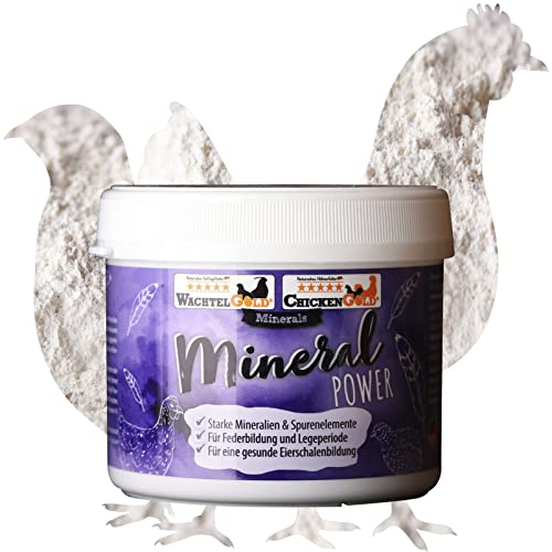 WachtelGold Mineral Power 250g - Mineralzusatz für Wachteln und Hühner von WachtelGold
