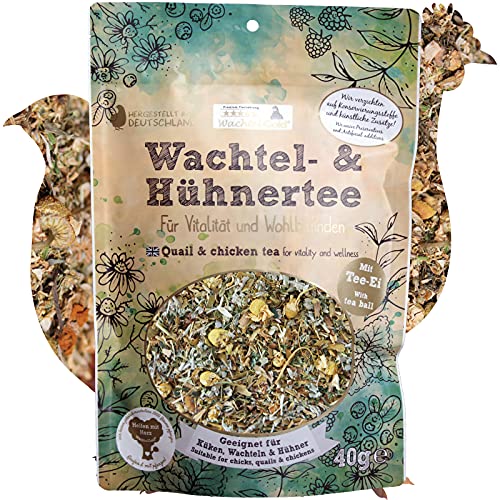 WachtelGold Wachtel Tee-Kräuterzauber 40g Kräutertee mit wertvollen Kräutern von WachtelGold