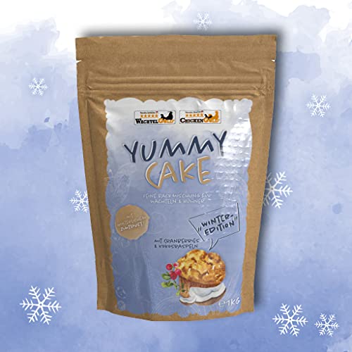 WachtelGold - YummyCake Winter-Edition - Cranberries & Kokosraspeln 1kg von WachtelGold