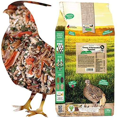 WachtelGold Zwergwachtel & Zierwachtel Spezial Futter 10kg - ohne Gentechnik & ohne Palmöl WachtelGold Zwergwachtel & Zierwachtel Spezial Futter 10kg - ohne Gentechnik & ohne Palmöl von WachtelGold