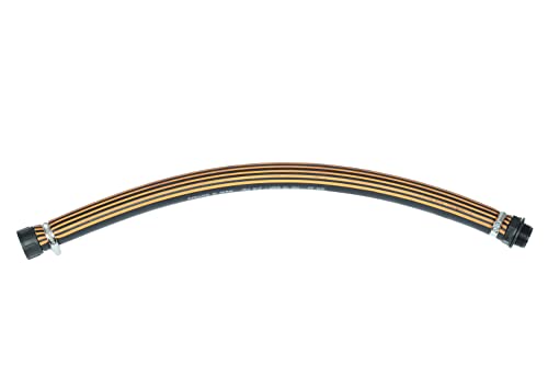 Wacredo Premium Magnetventil Anschlussgarnitur (flexibel) | EPDM Schlauch | Anschluss Set Gartenbewässerung PE-Rohre (1 Zoll IG x AG - 0,60m) von Wacredo