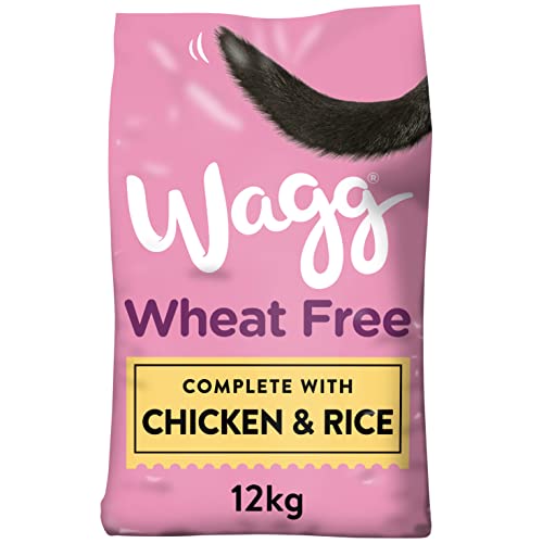 Wagg Wheat Free Complete Trockenfutter für ausgewachsene Hunde mit Hühnchen und Reis, 12kg, für empfindliche Mägen Wagg Wheat Free Complete Trockenfutter für ausgewachsene Hunde mit Hühnchen und Reis, 12kg, für empfindliche Mägen von Wagg
