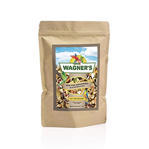 Wagner's | Amazonenfutter - 1 kg Mix Saaten & Obst für Amazonen von Wagner's