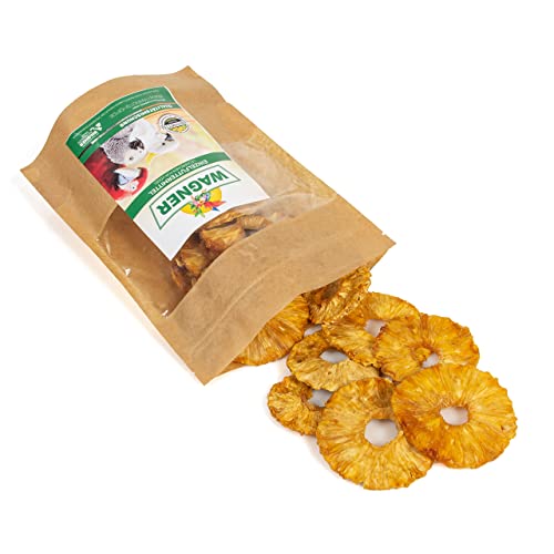 Wagner's | Ananasringe 100g | unbehandelt und ohne Zusätze | Snack für Vögel von Wagner's