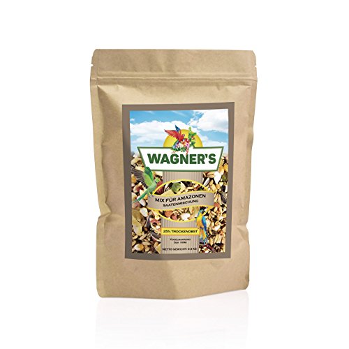 Wagner's | Mix Papageienfutter für Amazonen - 500 gr Saaten & Trockenobst von Wagner's