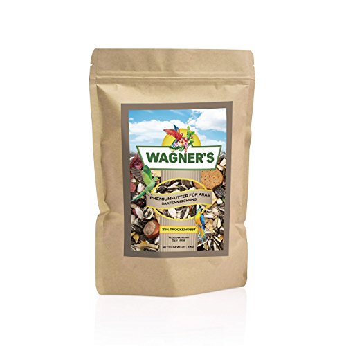 Wagner's | Premium Futter für Aras - 5 kg Körnerfuuter mit Obst & Nüssen von Wagner's