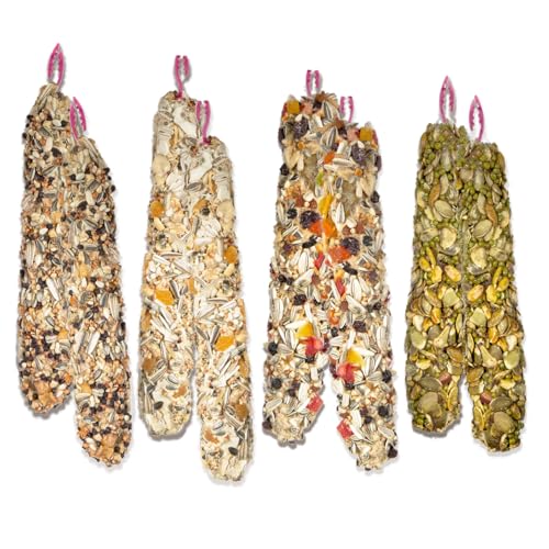 Wagner's | XL Jumbo Knabberstangen-Set für Papageien | 8 Stangen Mix - Natürlicher Snack für Aras, Kakadus & Graupapageien Wagner's | XL Jumbo Knabberstangen-Set für Papageien | 8 Stangen Mix - Natürlicher Snack für Aras, Kakadus & Graupapageien von Wagner's