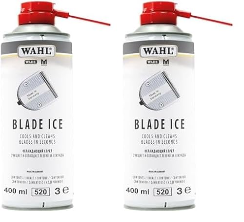 WAHL Blade Ice Kühlspray, 400 ml (Packung mit 2) von Wahl