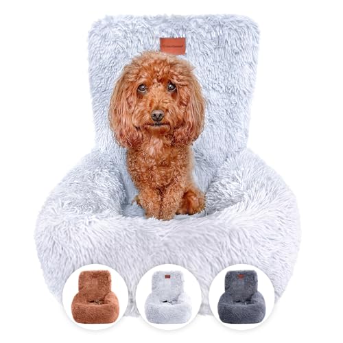 Wahre Tierliebe Hunde Autositz Fluffy inkl. Sicherheitsgurt - waschbarer Hundesitz Auto in schwarz/weiß für kleine, mittlere & große Hunde I Autositz Hund, Hundeautositz, Hund Auto, Hundebox Wahre Tierliebe Hunde Autositz Fluffy inkl. Sicherheitsgurt - waschbarer Hundesitz Auto in schwarz/weiß für kleine, mittlere & große Hunde I Autositz Hund, Hundeautositz, Hund Auto, Hundebox von Wahre Tierliebe