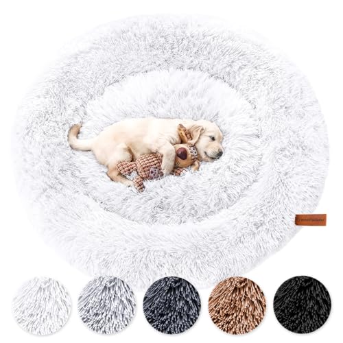 Wahre Tierliebe Hundebett Fluffy Wolke - Das Original, mit waschbarem Bezug Hundekissen, Hundekorb, Flauschiges Hundebett für große, mittelgroße & kleine Hunde Wahre Tierliebe Hundebett Fluffy Wolke - Das Original, mit waschbarem Bezug Hundekissen, Hundekorb, Flauschiges Hundebett für große, mittelgroße & kleine Hunde von Wahre Tierliebe