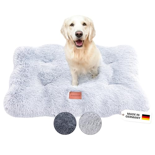 Wahre Tierliebe Premium Hundekissen Fluffy - Weiche Schlafstätte für deinen Vierbeiner - Leicht zu reinigen - Perfekt für Zuhause und unterwegs, hundebett, hundematte, hundebett waschbar von Wahre Tierliebe