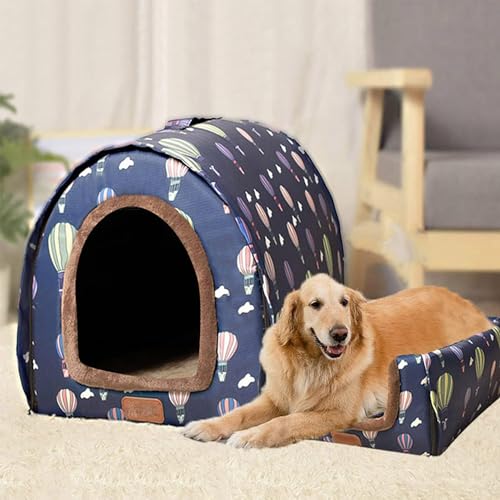 Hundehütte für große Hunde, extragroß, warm, für große und mittelgroße Hunde, Katzen, für drinnen und draußen, waschbar, 92 x 68 x 72 cm Hundehütte für große Hunde, extragroß, warm, für große und mittelgroße Hunde, Katzen, für drinnen und draußen, waschbar, 92 x 68 x 72 cm von Waigg Kii