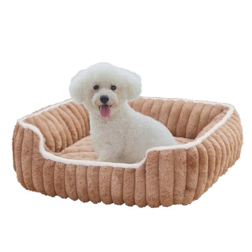 Orthopädisches Hundebett, groß, waschbar, Sofakissen, rechteckig, weich, für Hunde, Katzen, Kätzchen, Welpen, rutschfeste Unterseite, Braun, 50 x 40 x 13 cm Orthopädisches Hundebett, groß, waschbar, Sofakissen, rechteckig, weich, für Hunde, Katzen, Kätzchen, Welpen, rutschfeste Unterseite, Braun, 50 x 40 x 13 cm von Waigg Kii