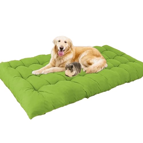 Waigg Kii Extra große Hundebett-Matratze, waschbar, beruhigend, langlebig, Anti-Angst, extra große Hundebetten, Matratze für große Hunde (120 x 65 cm, Grün) von Waigg Kii
