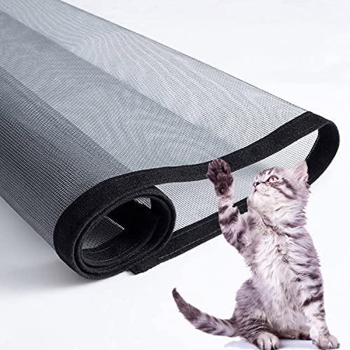 Waigg Kii Katzen-Balkonnetz, Fliegengitter, Anti-Moskitonetz, Fensterbarriere für Katzen-Sicherheitsnetz, Katzenfensterschutz, staubdichtes Fensternetz (120 x 150 cm) von Waigg Kii