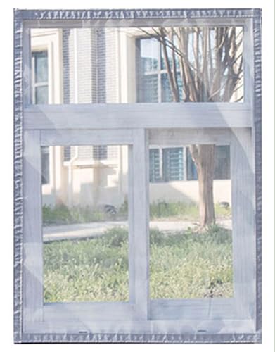 Waigg Kii Katzensicherheits-Fensterschutz, Anti-Moskito-Fenster-Fliegengitter, Balkonnetze, kratzfest, Katzennetz, selbstklebend, DIY-Größe (100 x 140 cm, F) von Waigg Kii