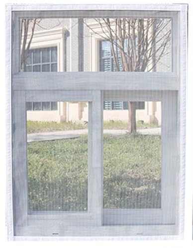 Waigg Kii Katzensicherheits-Fensterschutz, Anti-Moskito-Fenster-Fliegengitter, Balkonnetze, kratzfest, Katzennetz, selbstklebend, DIY-Größe (120 x 120 cm, E) von Waigg Kii