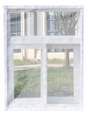 Waigg Kii Katzensicherheitsfensterschutz Anti-Moskitos, Fliegengitter Balkonnetze Anti Scratch Katzengitter Selbstklebend Fenstervorhang DIY Größe (160 * 160cm, D) von Waigg Kii