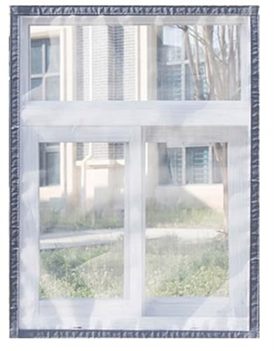 Waigg Kii Katzensicherheitsfensterschutz Anti-Mücken Fliegengitter Balkonnetz Anti Scratch Katzengitter Selbstklebend Fenstervorhang DIY Größe (150 * 160cm, C) von Waigg Kii