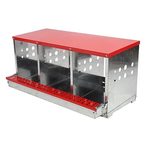 Belüfteter Hühnernistkasten, 3 Fächer, Einfache Eiersammlung, Hühnereier-Legekästen, Größere Nistbereiche, Verzinkte Eisenplattenkonstruktion, 84,9 X 33,9 X 39,9 cm Belüfteter Hühnernistkasten, 3 Fächer, Einfache Eiersammlung, Hühnereier-Legekästen, Größere Nistbereiche, Verzinkte Eisenplattenkonstruktion, 84,9 X 33,9 X 39,9 cm von Wakects