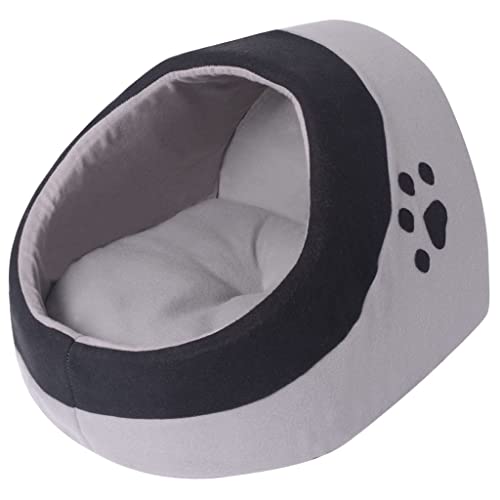 Cat Bed Cave, M Cat Cubby Grau Schwarz für Hunde für zu Hause von Wakects