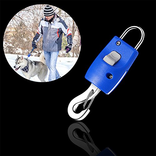 Hundehalsband, Leine, magnetisch, automatisch, magnetisch, mit One-Touch-Entriegelung, Geschirr-Anschluss für Traktionsseil, Halsband für Outdoor-Spaziergänge von Wakects