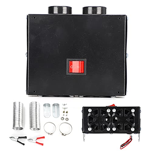 Wakects 12 V 600W Autoheizung Deffroster Demister 12 Volt Tragbarer Autoventilatorheizung mit Stiller Lüfter für Windschutzscheibengläser Abtauung & Heizung (12V) von Wakects